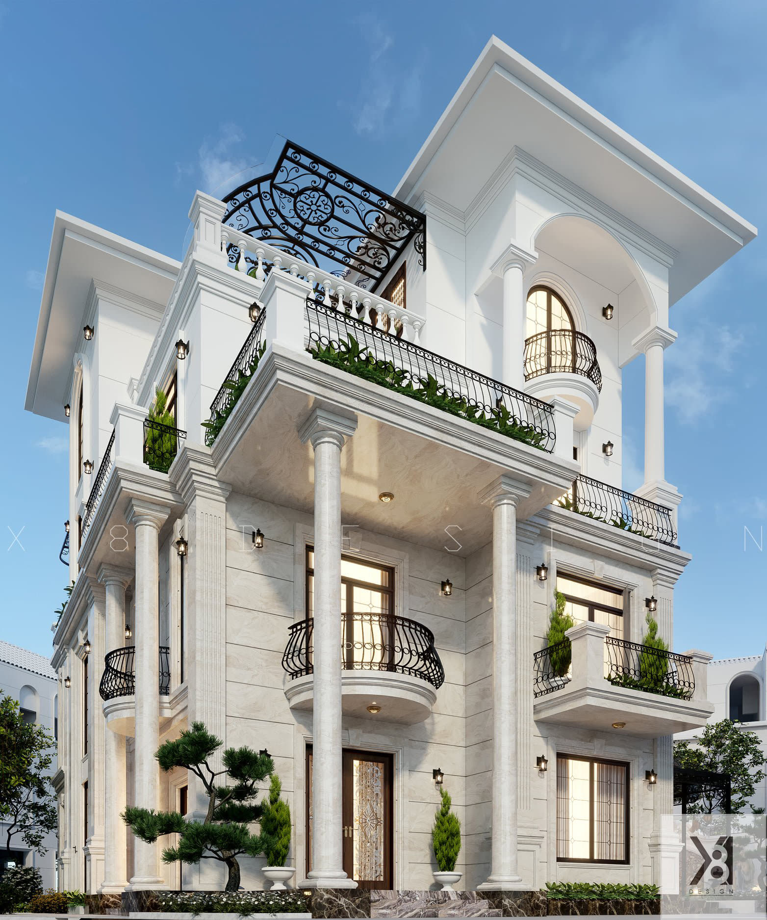 Xây nhà trọn gói anh Sơn Ý Yên Nam Định X8Design