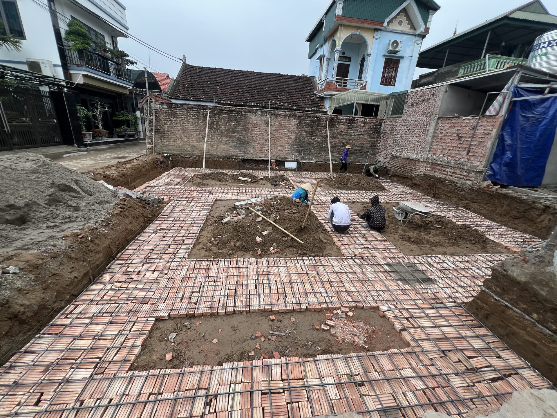 Xây nhà trọn gói anh Trường chị Ngọc Ý Yên Nam Định X8Design